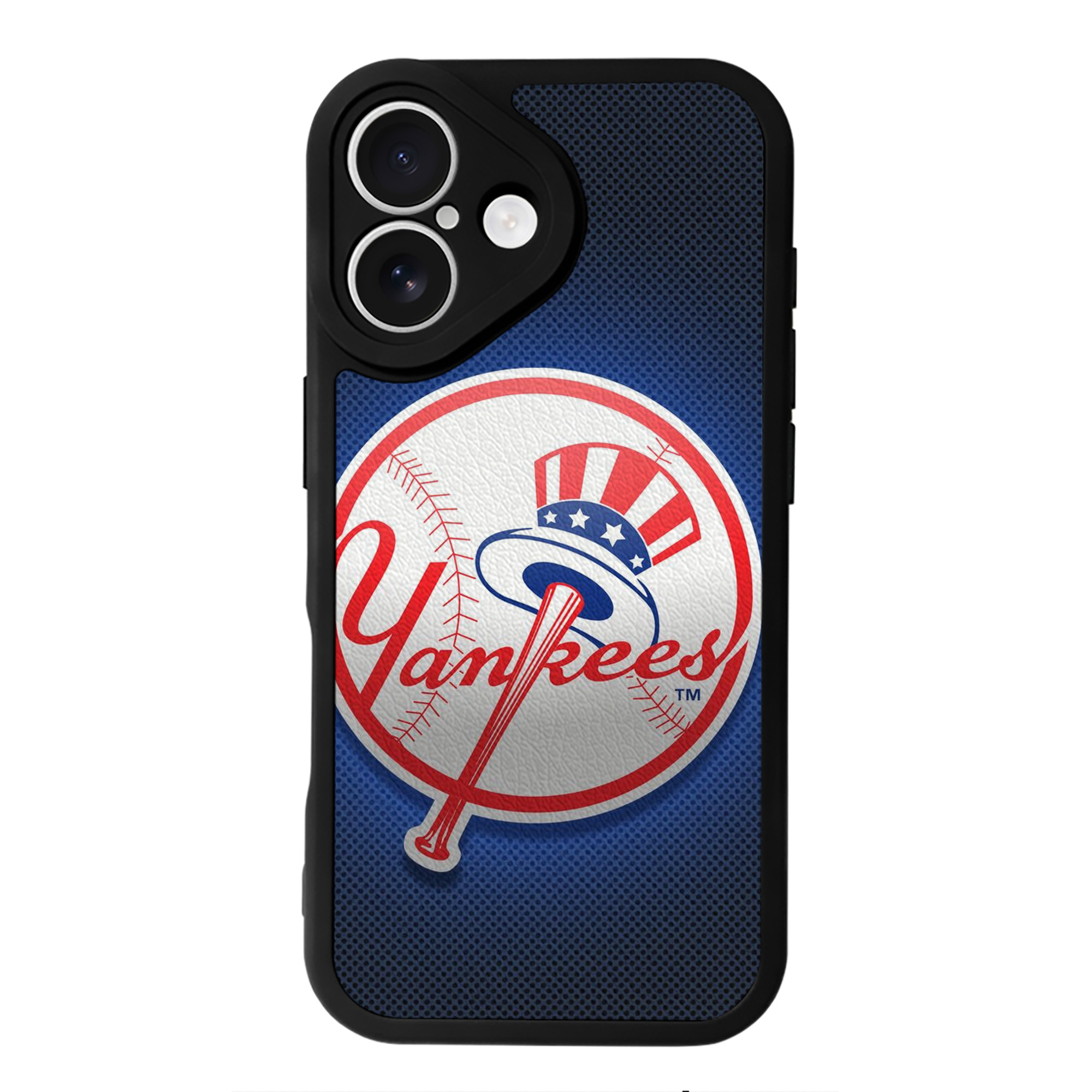 New York Yankees 193 IPhone 16 Silicone Leather Case – UV Print, Lambskin Texture – Perfect Fit, Wireless Charging Compatible, Scratch Resistant, Precise Cutouts – Stylish Protection For IPhone 16